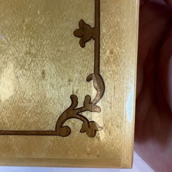 VTG Jewelry Music Box For Rings Made In Italy 4.5” San Francisco Music Box Co. - Picture 10 of 15
